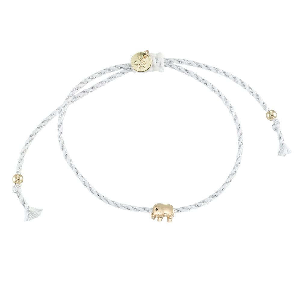 Mini Elephant Multi Cord Bracelet