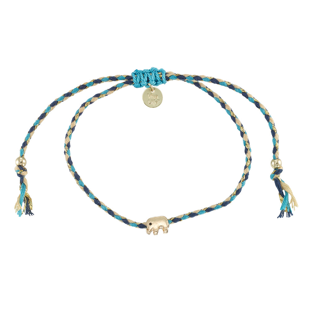 Mini Elephant Multi Cord Bracelet