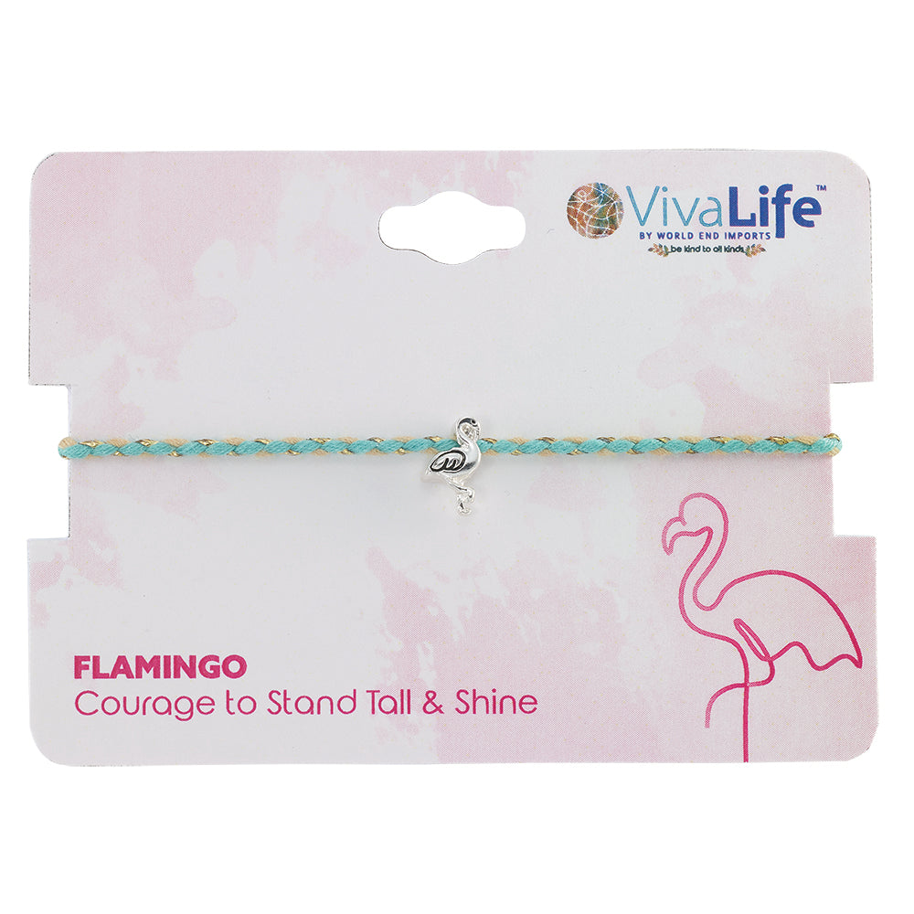 Mini Flamingo Multi Cord Bracelet
