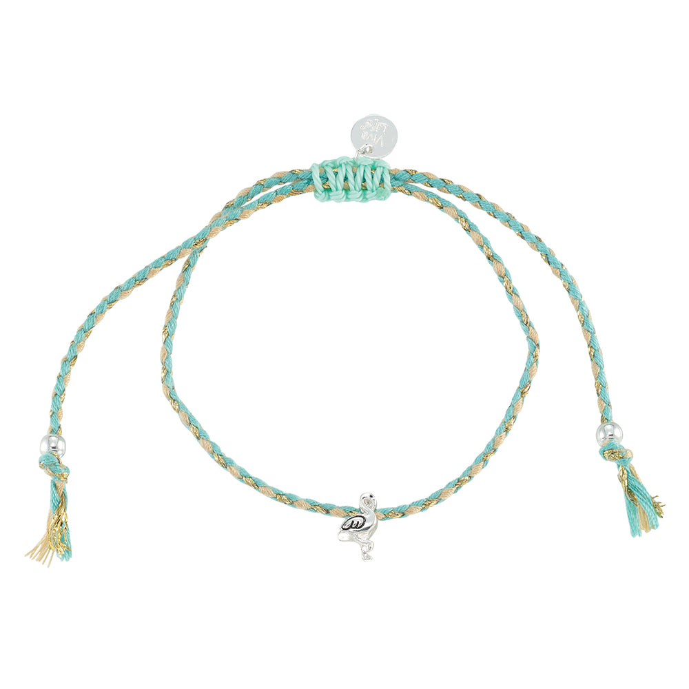 Mini Flamingo Multi Cord Bracelet