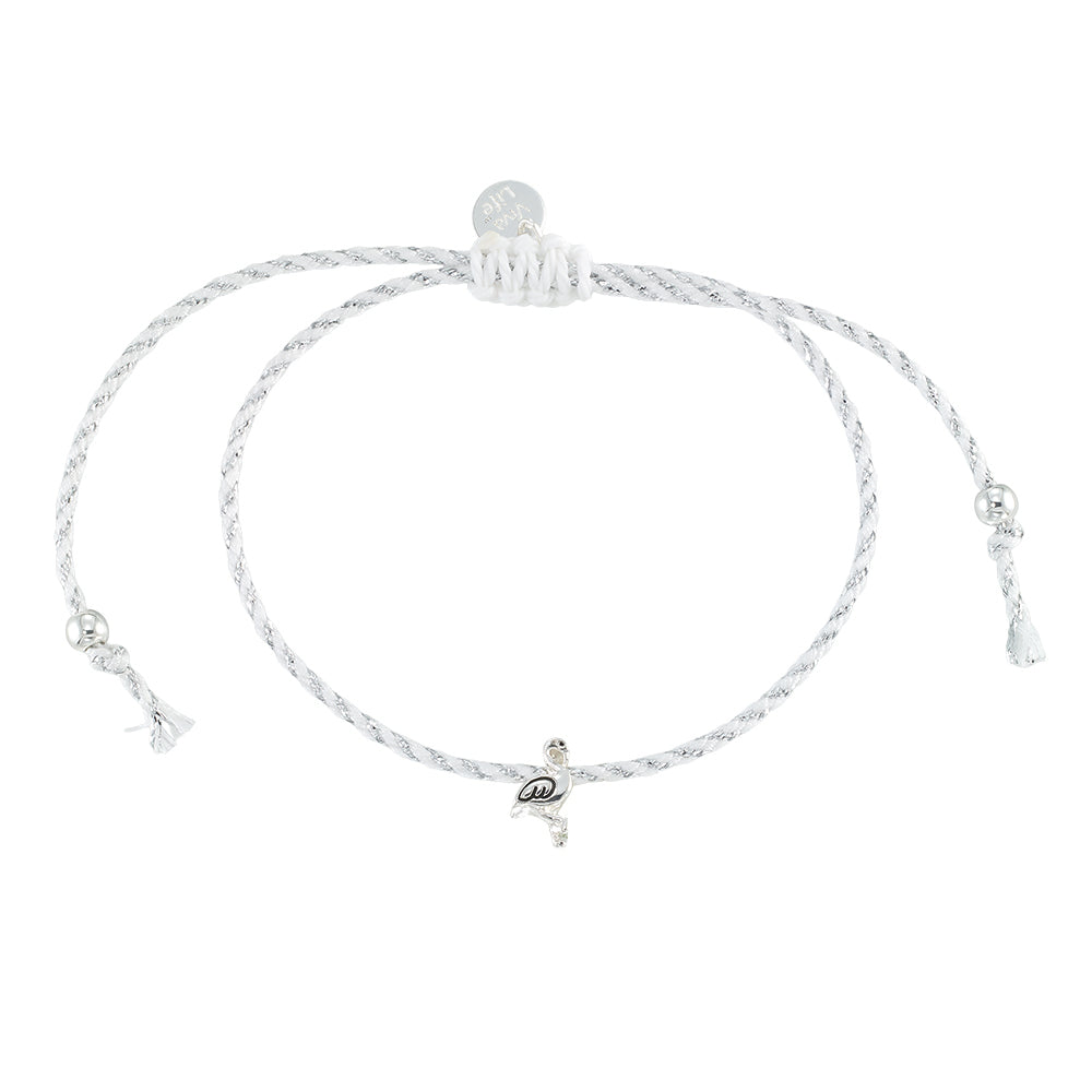 Mini Flamingo Multi Cord Bracelet
