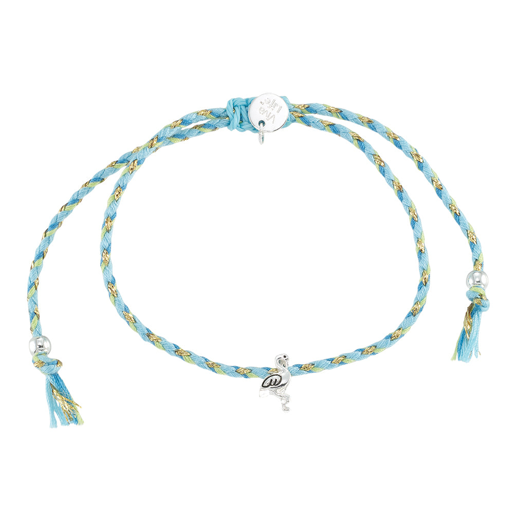 Mini Flamingo Multi Cord Bracelet