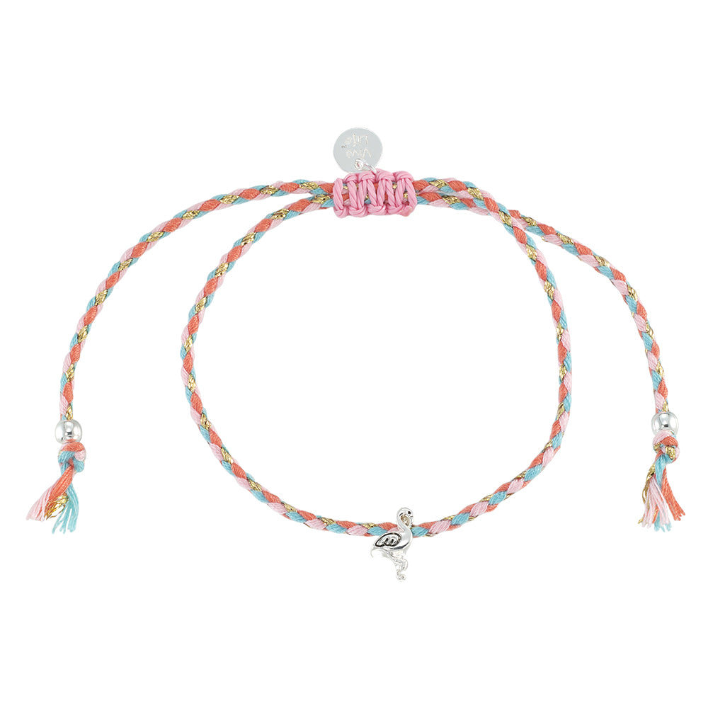 Mini Flamingo Multi Cord Bracelet