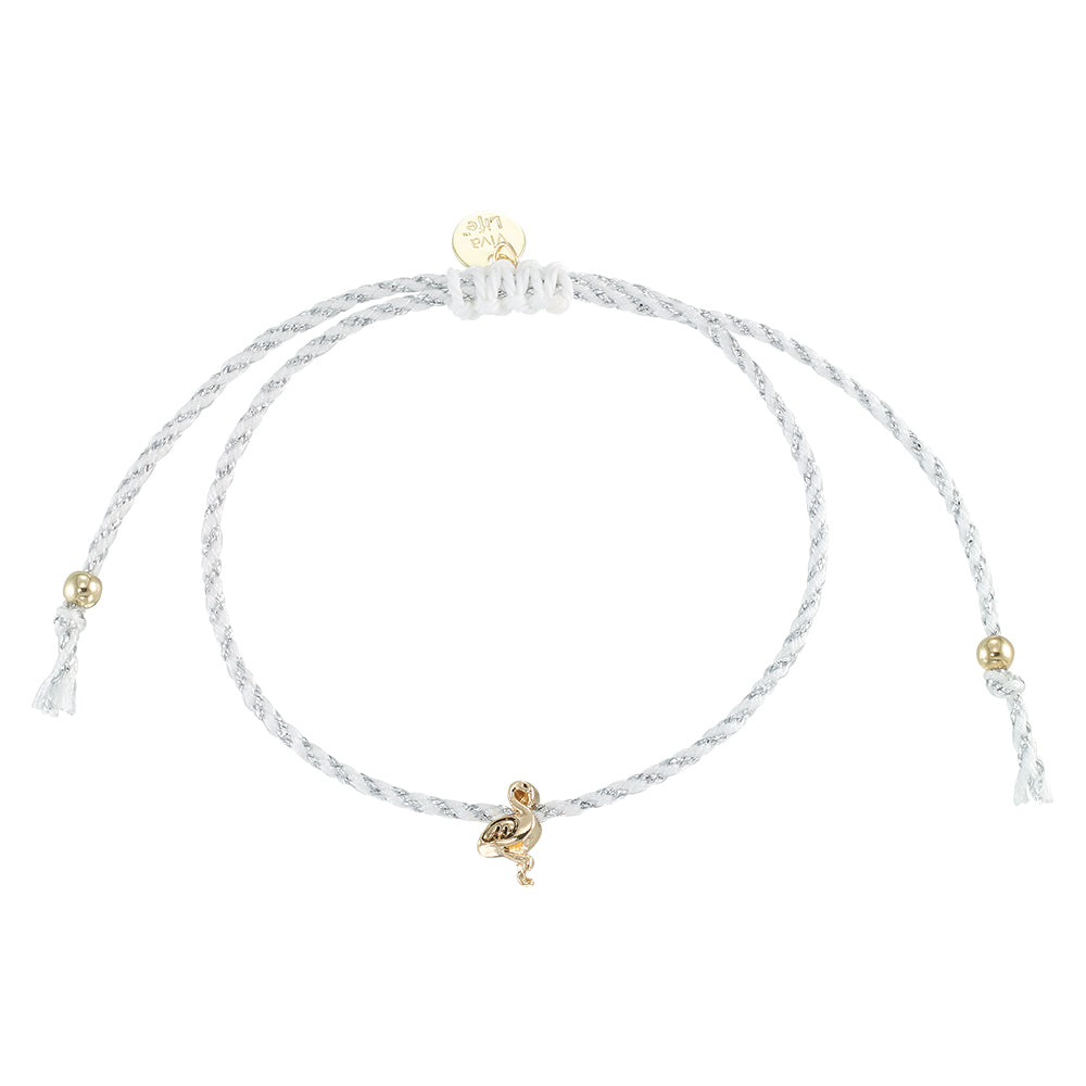 Mini Flamingo Multi Cord Bracelet