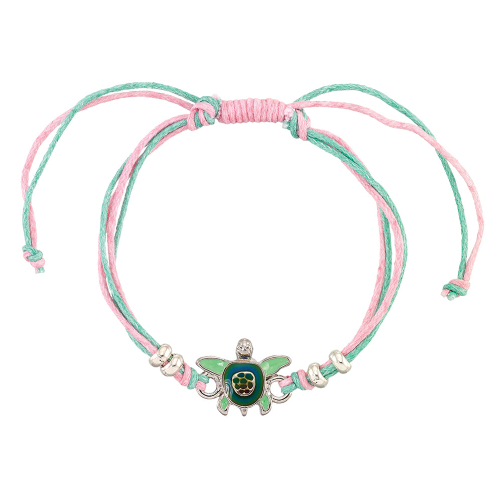 Turtle MOOD Wax Linen Bracelet