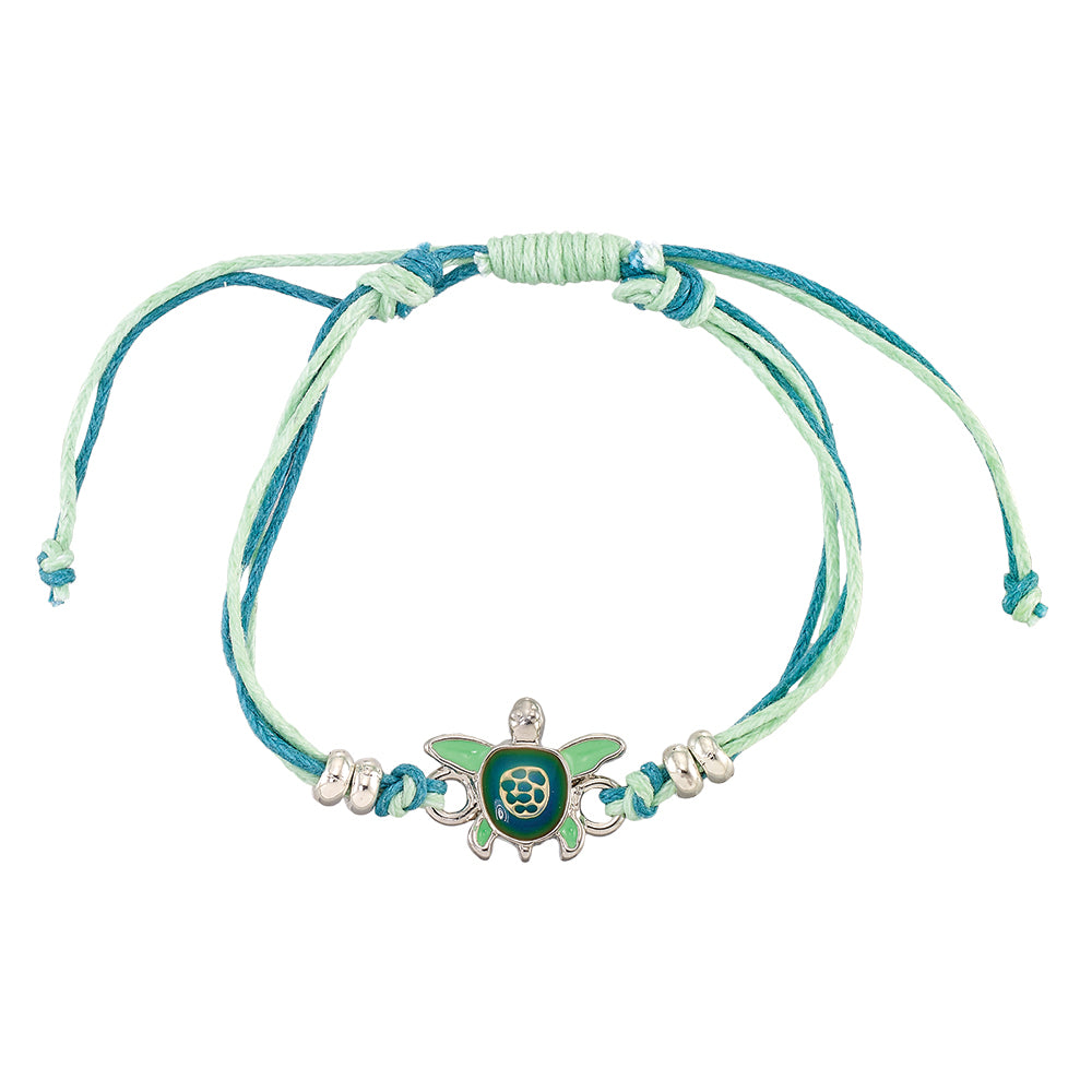 Turtle MOOD Wax Linen Bracelet