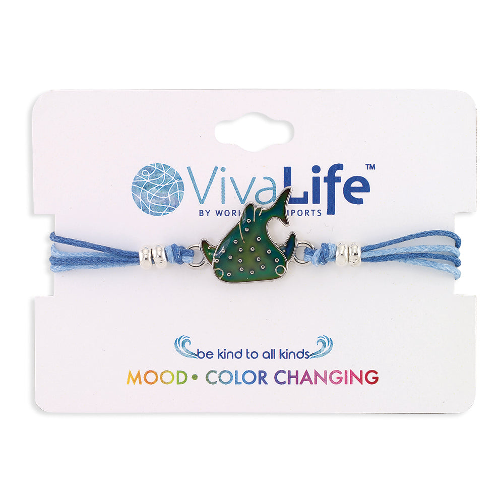 Whale Shark MOOD Wax Linen Bracelet