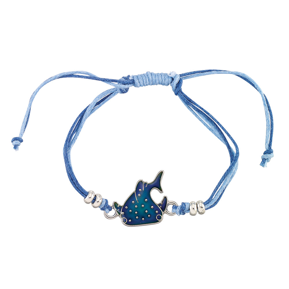 Whale Shark MOOD Wax Linen Bracelet