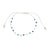 Star and Seed Bead Wax Cord Bracelet