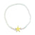 Enamel Starfish Seed Bead Bracelet