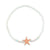 Enamel Starfish Seed Bead Bracelet