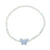 Enamel Butterfly Seed Bead Bracelet