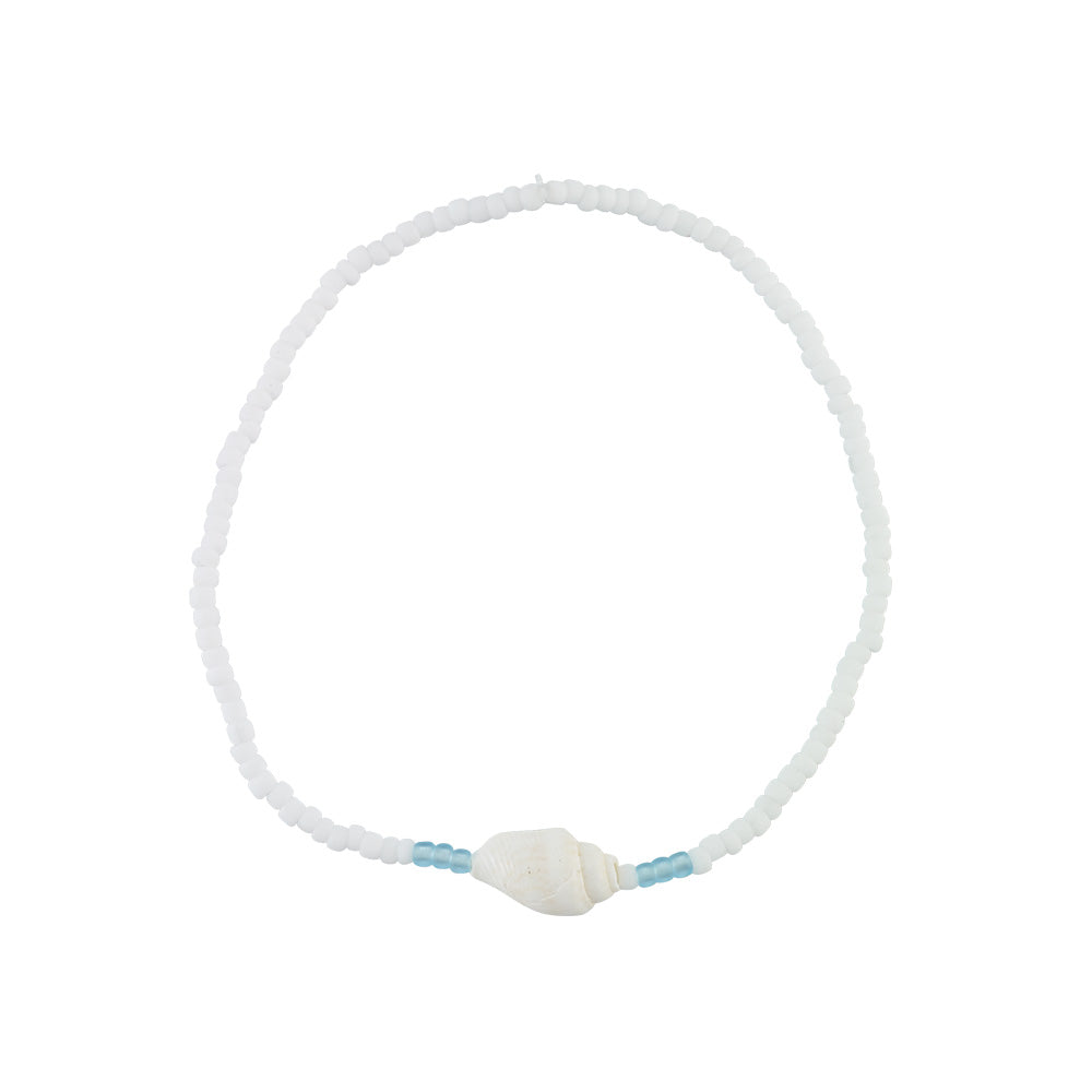 Nassa Shell & Seed Bead Bracelet