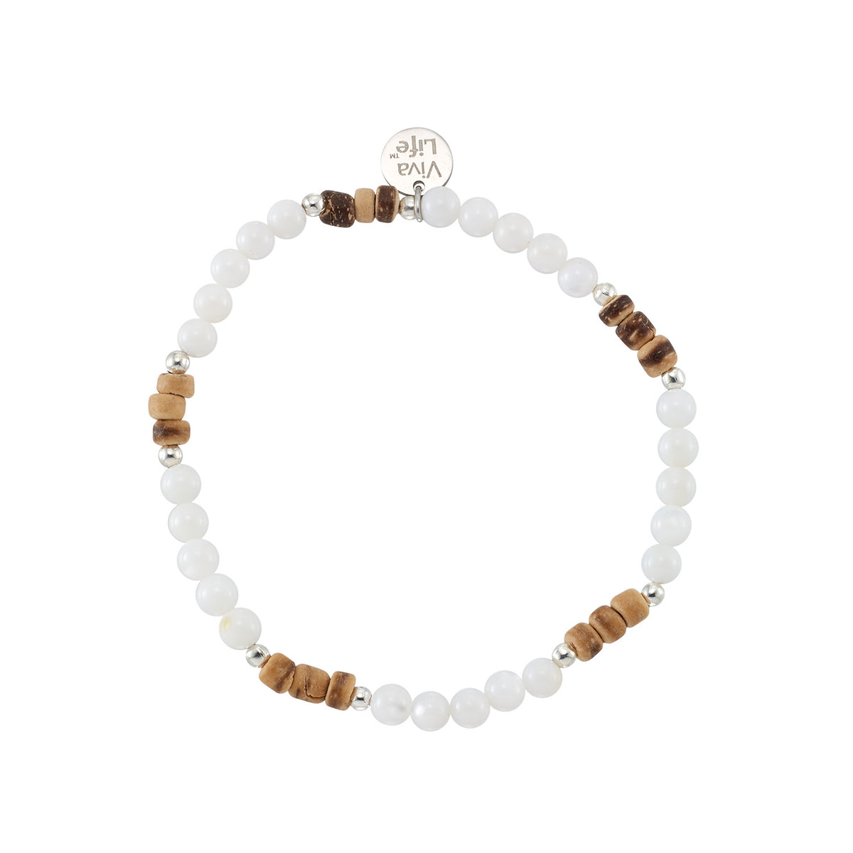 Cloud Nine Mother of Pearl &amp; Coco Bracelet