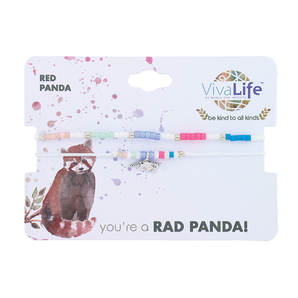 &quot;Be Kind To All Kinds&quot; Wildlife Seedbead Bracelet Set/2
