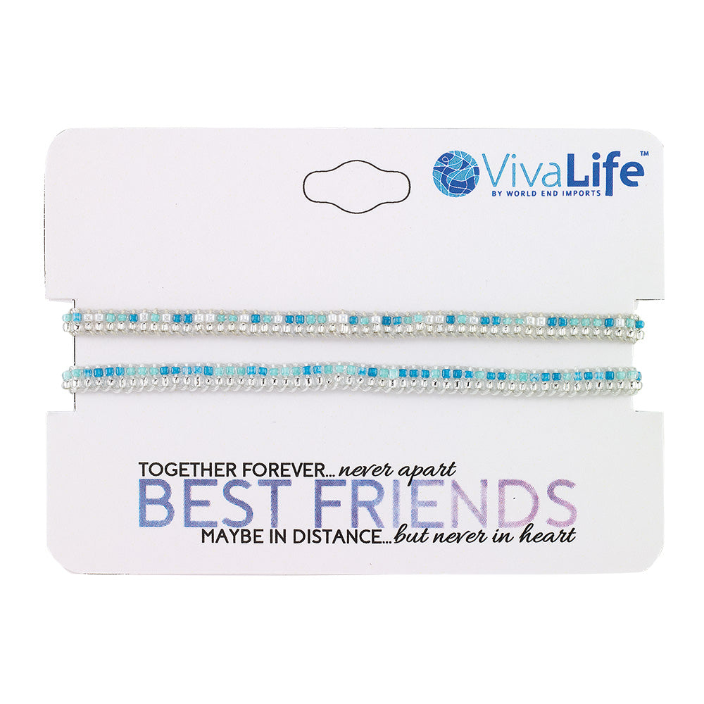 &quot;Best Friends&quot; Seedbead Bracelet Set/2