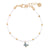Pave Crystal Butterfly Seedbead Bracelet