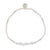 Triple Pearl/Metallic Colored Seedbead and Crystal Stretch Bracelet
