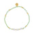 Triple Pearl/Metallic Colored Seedbead and Crystal Stretch Bracelet