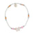 Mother of Pearl Butterfly Frosted Bead Stretch Bracelet