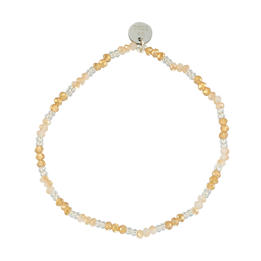 Colorful Metallic Seedbead Bracelet