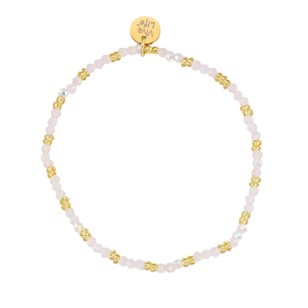 Colorful Metallic Seedbead Bracelet