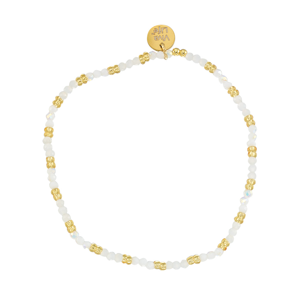 Colorful Metallic Seedbead Bracelet