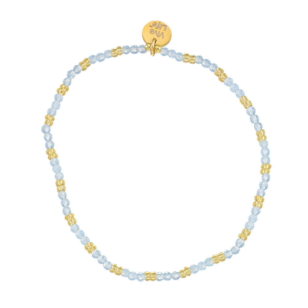 Colorful Metallic Seedbead Bracelet