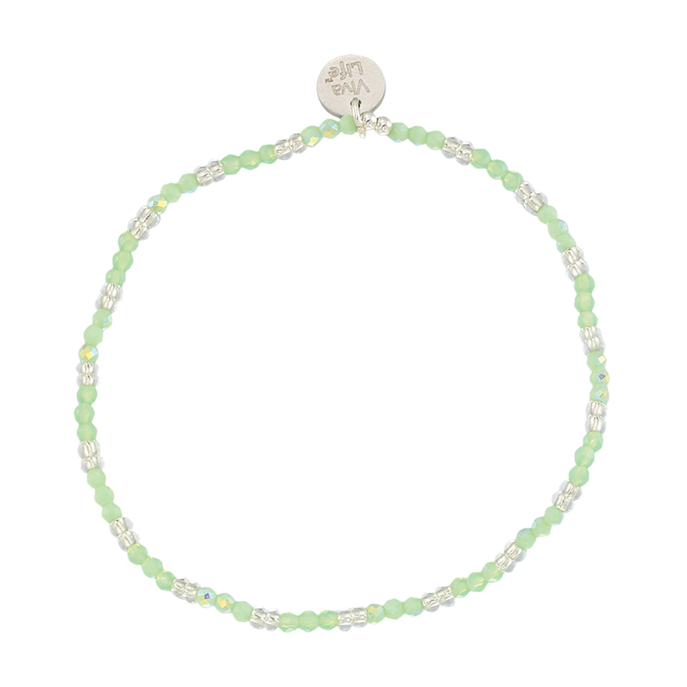 Colorful Metallic Seedbead Bracelet