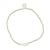 Triple Pearl with Silver & Gold Seedbead Bracelet