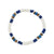 White Clam and Blue Coco 7" Bracelet