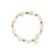 Nassa & Stone Bead Stretch Bracelet