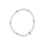 Clam Shell & Stone Bead Stretch Bracelet
