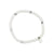 Clam Shell & Stone Bead Stretch Bracelet