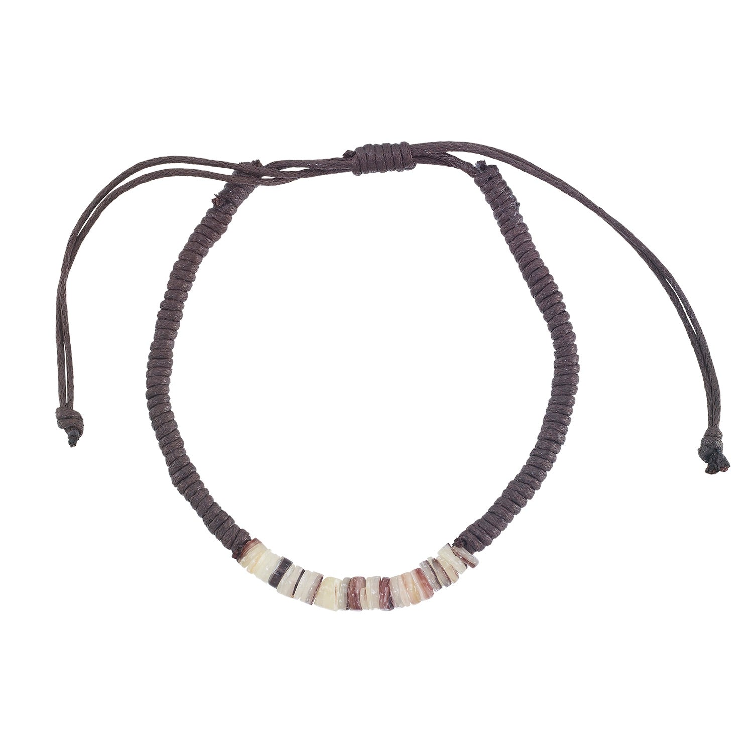 Shell Macrame Bracelet