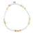 Shell and Pearlized Fimo Stretch Bracelet