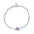 Enamel Starfish Acrylic Bead Bracelet