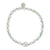 Enamel Dolphin Acrylic Bead Bracelet