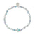 Enamel Dolphin Acrylic Bead Bracelet
