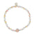 Enamel Dolphin Acrylic Bead Bracelet