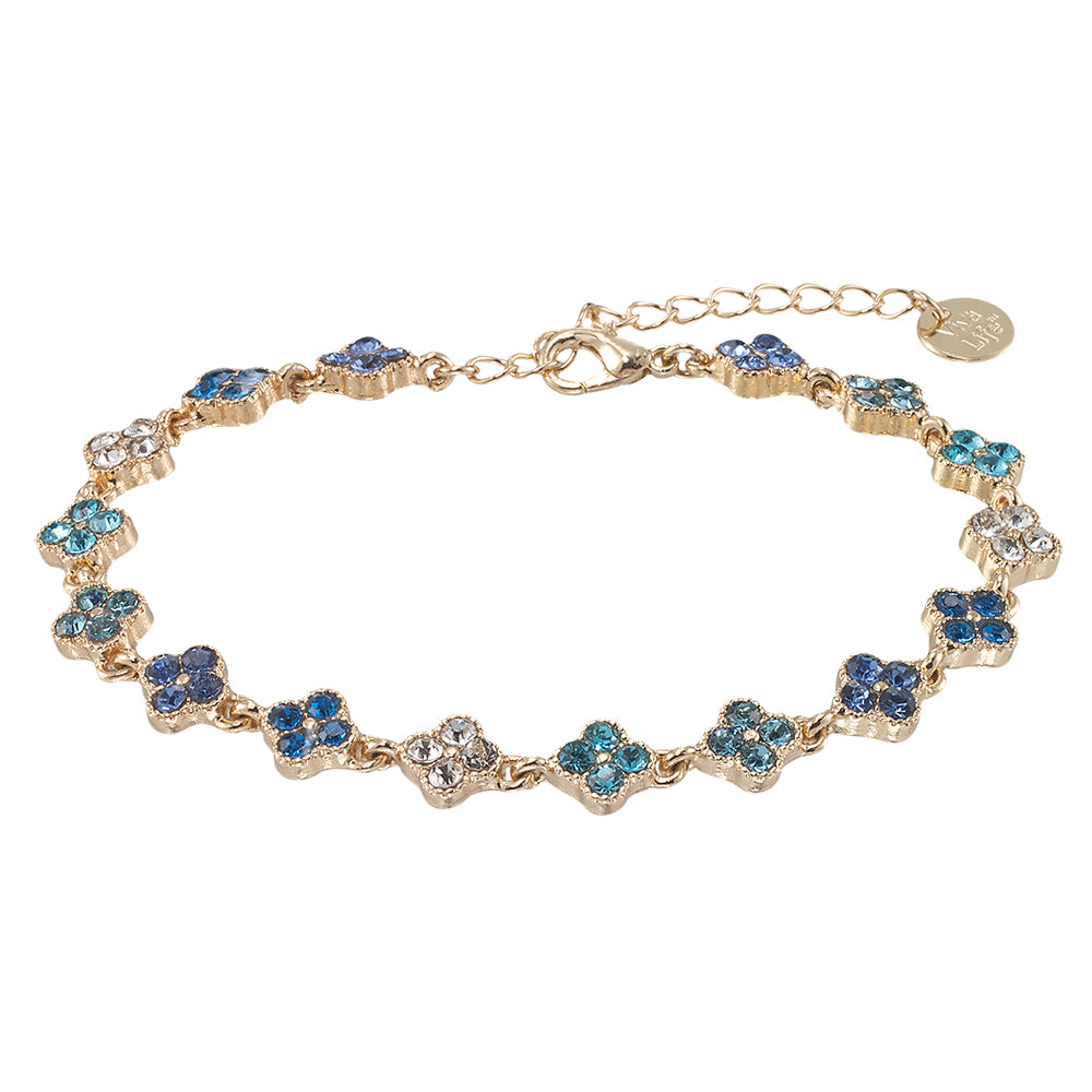 Crystal Clover Bracelet