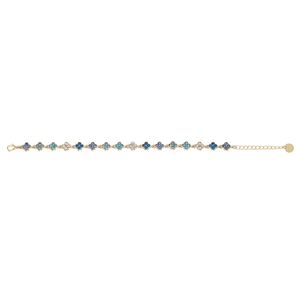 Crystal Clover Bracelet