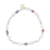 Pearl and Shell Chip Stretch Bracelet