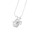 Silver Hatching Sea Turtle 16" Necklace