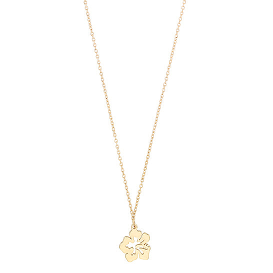 Hibiscus Flower 16" Necklace