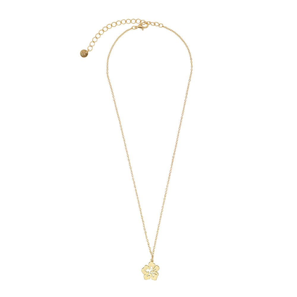 Hibiscus Flower 16" Necklace