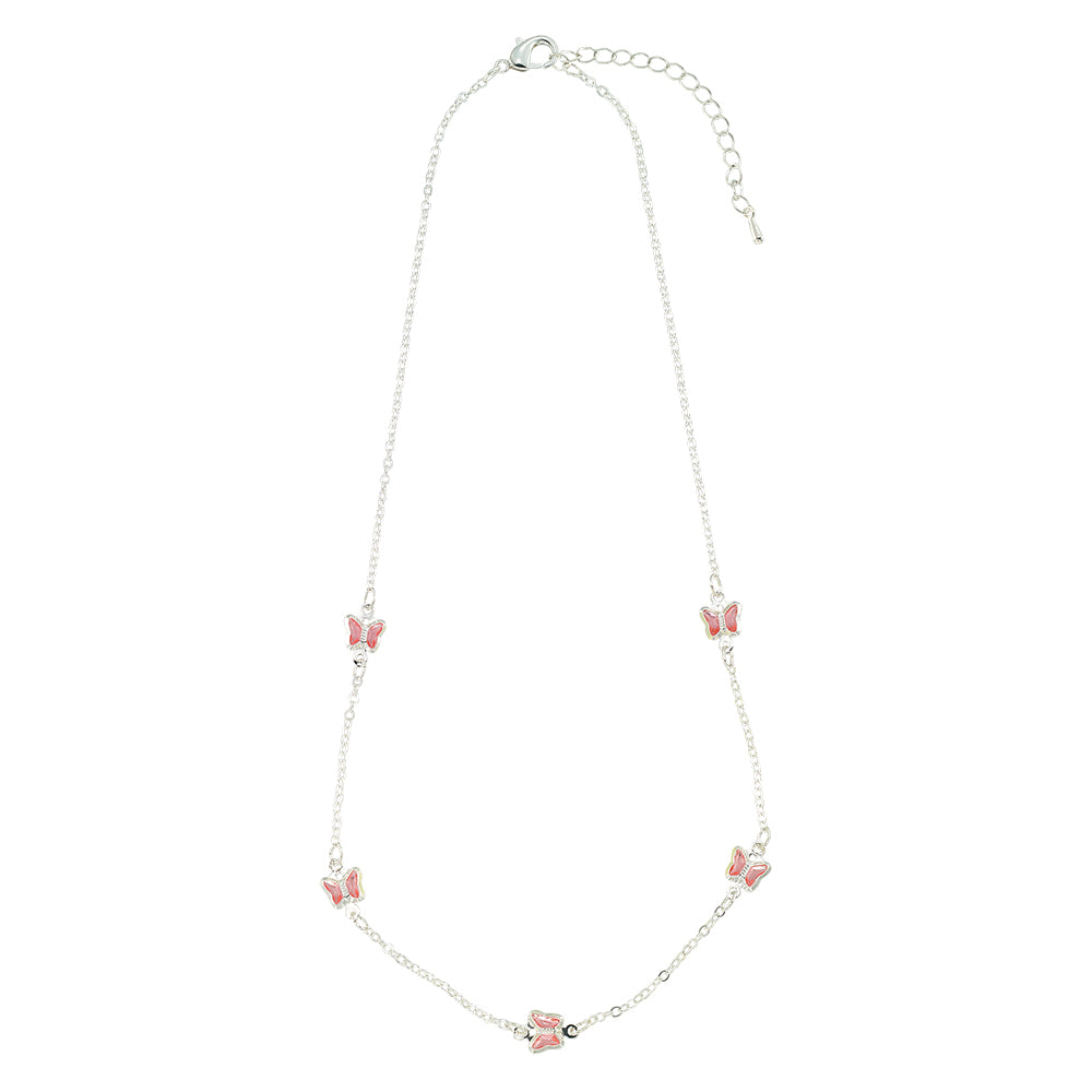 Butterfly Station 15&quot; Necklace