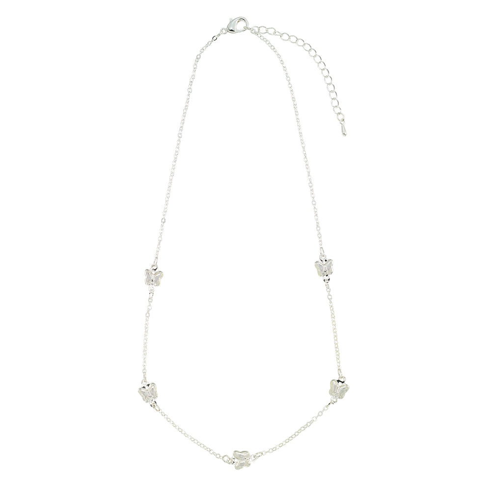 Butterfly Station 15&quot; Necklace