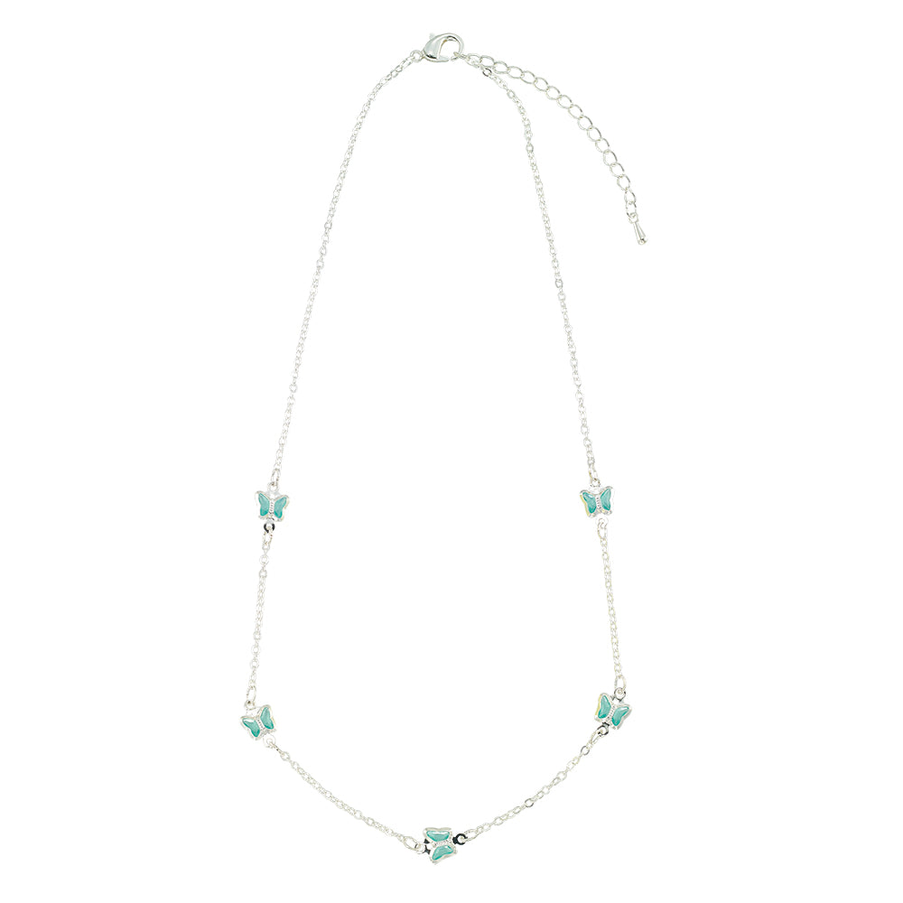 Butterfly Station 15&quot; Necklace