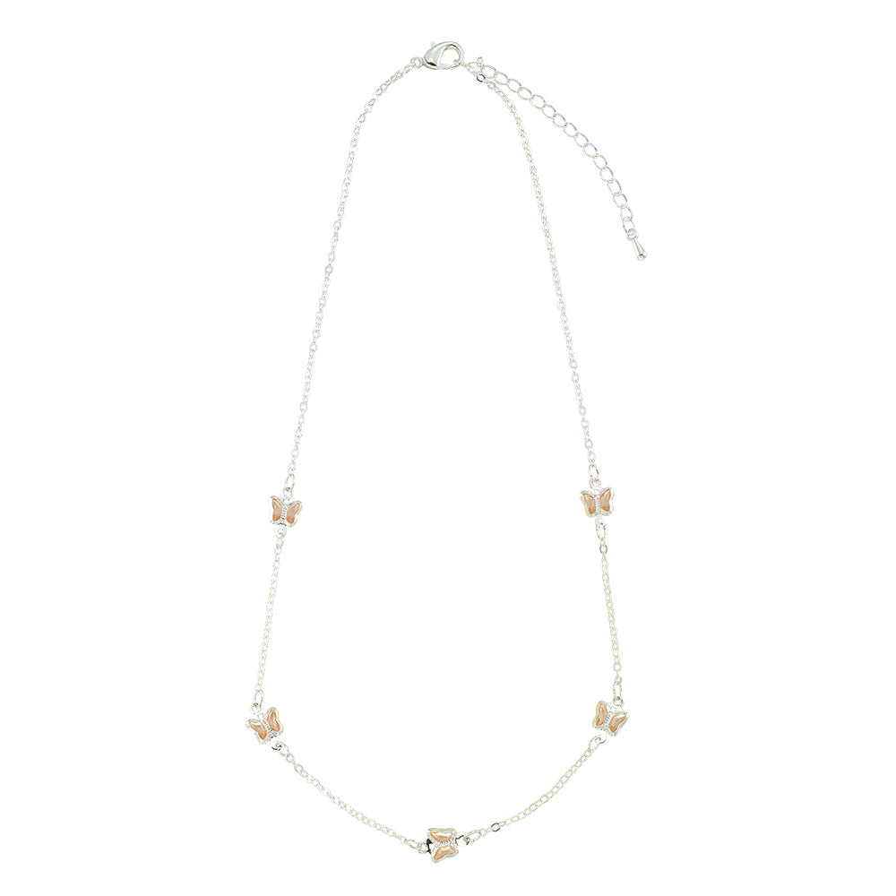 Butterfly Station 15&quot; Necklace